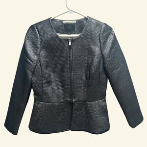 Banana Republic Black Textured Blazer